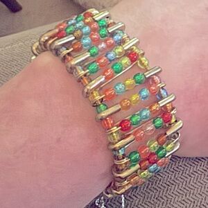 2/$25 VTG Handmade Beaded Bracelet